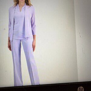 Kasper Women's Self Edge A-Line Cardigan  L NWOT